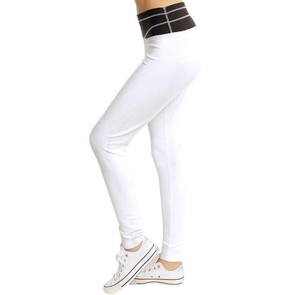 ToBeInStyle Women's Two Toned Active Yoga Pants