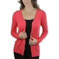 thumbnail image 1 of ToBeInStyle Women's V-Neck Lacey Caridgan, 1 of 3