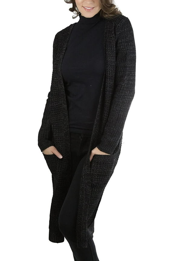Women's Warm Heavy Knit Long Sleeve Cardigans