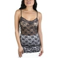 thumbnail image 1 of ToBeInStyle Womens Basic Layering Cotton Cami & Sheer Lace Camisoles, 1 of 4