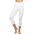 thumbnail image 1 of ToBeInStyle Womens Capri Length Seamless Lightweight Stretch Leggings, 1 of 4