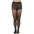 thumbnail image 1 of ToBeInStyle Womens Elegant Sheer Spandex Rhinestone Accent Tights - Black - One Size, 1 of 7