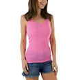 thumbnail image 1 of ToBeInStyle Womens Essential Ribbed Racerback Versatile Layering Cotton Blend Tank Top, 1 of 6