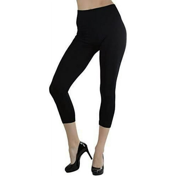 ToBeInStyle Womens Footless Classic Seamless Style Elastic Microfiber Lightweight Stretch Leggings