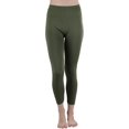 thumbnail image 1 of ToBeInStyle Womens Footless Classic Seamless Style Elastic Microfiber Lightweight Stretch Leggings, 1 of 2