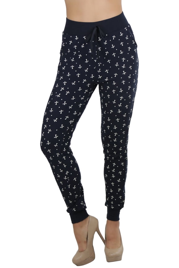 Womens Jogger Ankle Length Tapered Cuff Lounge Sweatpants