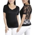 thumbnail image 1 of ToBeInStyle Womens Relaxed Fit Dolman Blouse Top Soft Feel, 1 of 5