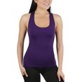 thumbnail image 1 of ToBeInStyle Womens Ribbed Seamless Racerback Scoop Neck Tank Tops, 1 of 4