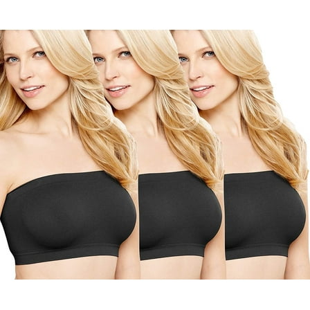ToBeInStyle Women's Strapless Seamless Elastic Stretch Tube Top Bra