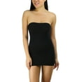 thumbnail image 1 of ToBeInStyle Womens Sexy Novelty Sheer Strapless Slip Dress - Black, 1 of 5