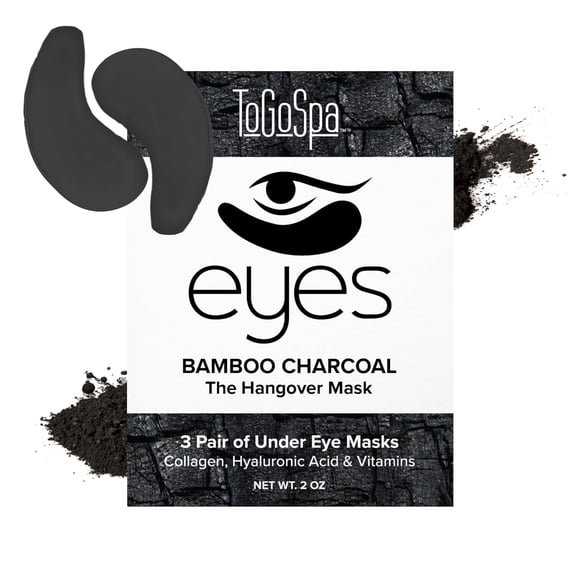 Bamboo Charcoal Eyes Treatment by To Go Spa for Unisex - 3 Pair Eye Mask