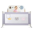 thumbnail image 1 of TOHU Extra Long Toddler Bed Rails Extra Long Bumper Safety Rails Guard for Toddler Bed Extra Tall Rail Bed Bumper for Kids Bed Sleep Rails Fence Sleep Safety Rail for King Double Queen Twin fabulous, 1 of 10