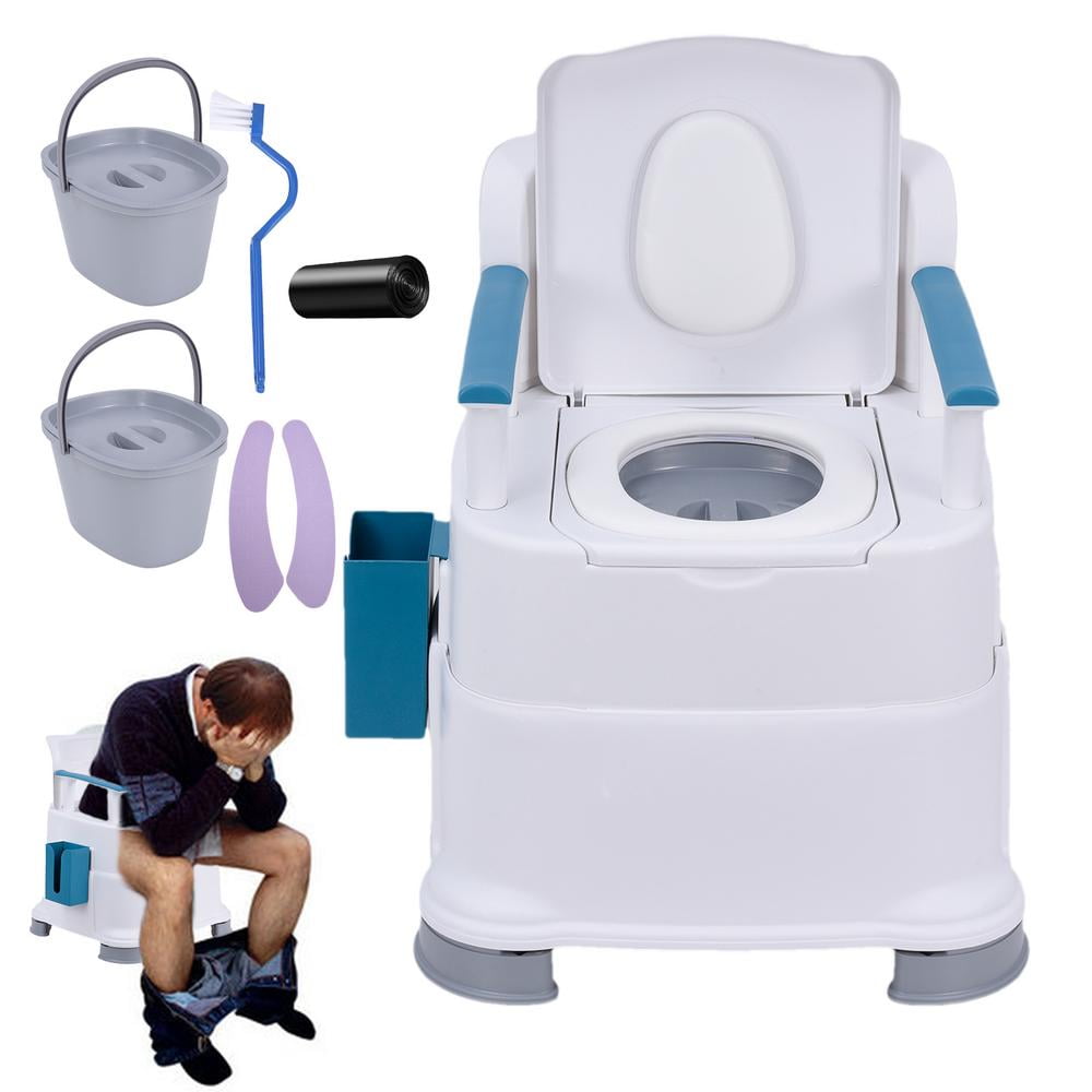 ToHu Safety Commode Toilet Indoor Safety Bedside Toilet Reinforced ...