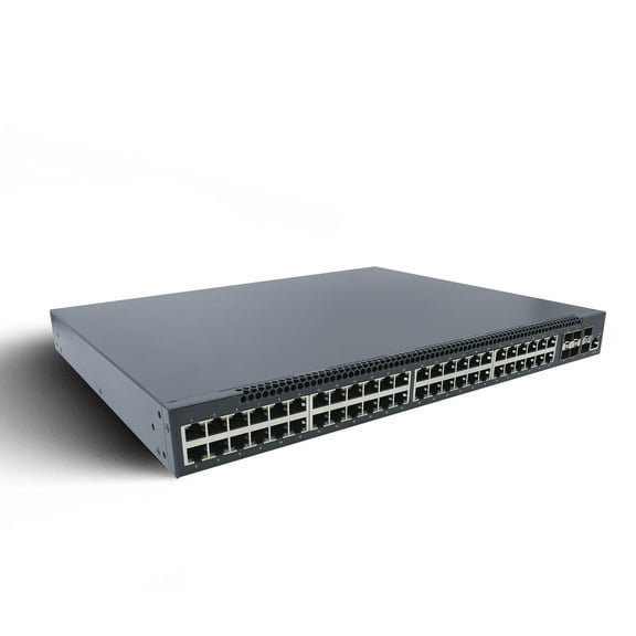 ToVi 48-Port Gigabit PoE Switch w/ 6×10G SFP+ Uplink (1U Rackmount) - (NS-1G48)