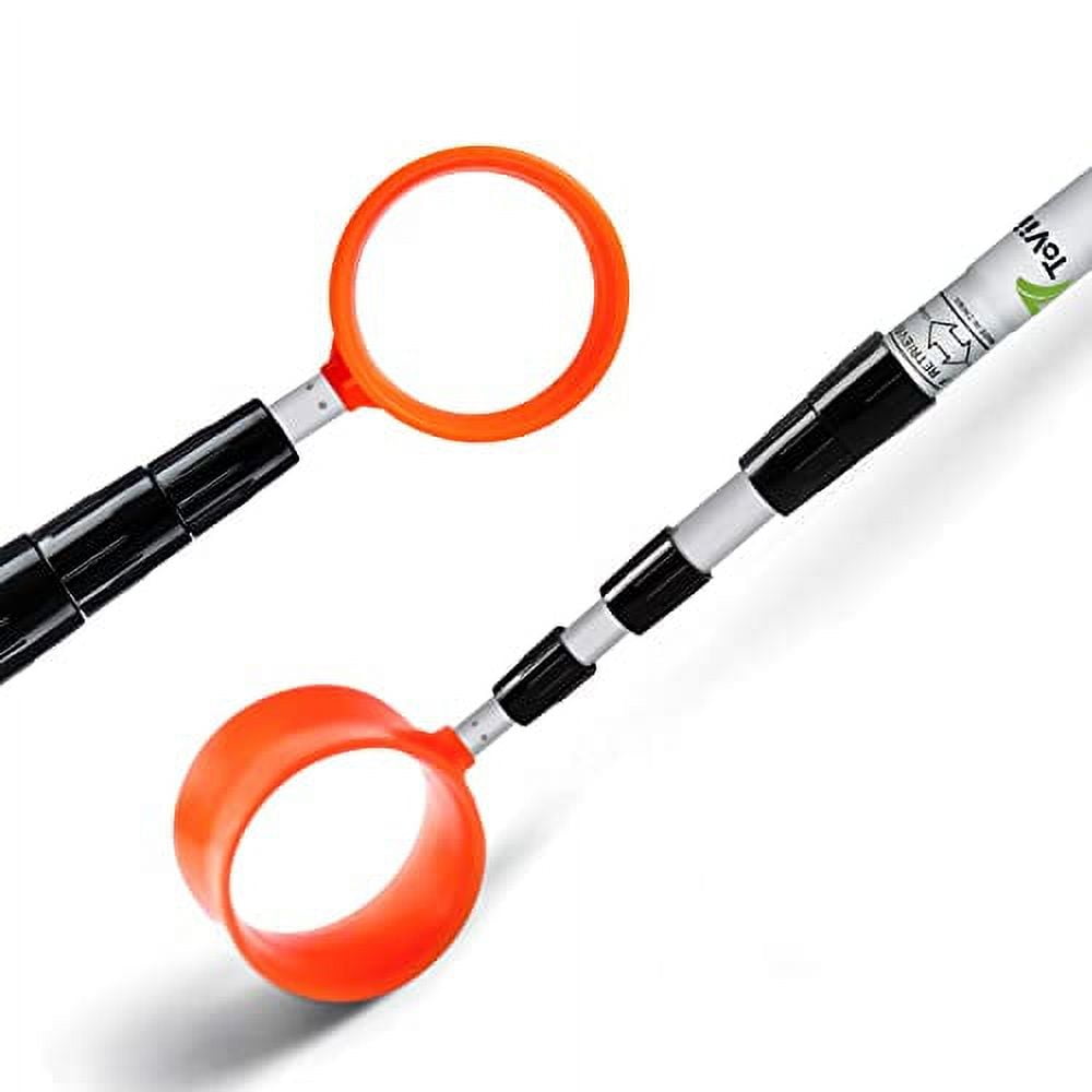 ToVii Golf Ball Retriever, Extendable Golf Ball Picker 9ft Maximum Length Aluminum Alloy Pole