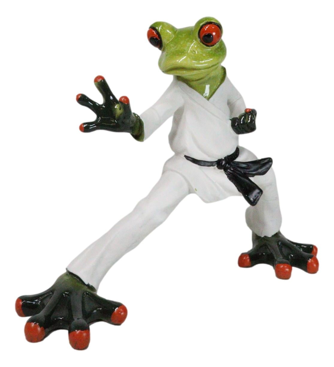 Toad Chop Karate Kid Black Belt Green Frog Martial Arts Warrior