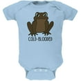 thumbnail image 1 of Toad Cold Blooded Funny Soft Baby One Piece Light Blue 12-18 M, 1 of 1
