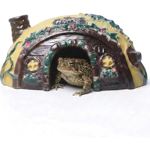 Toad Frog House for Outdoor Garden Reptile Amphibian Cave