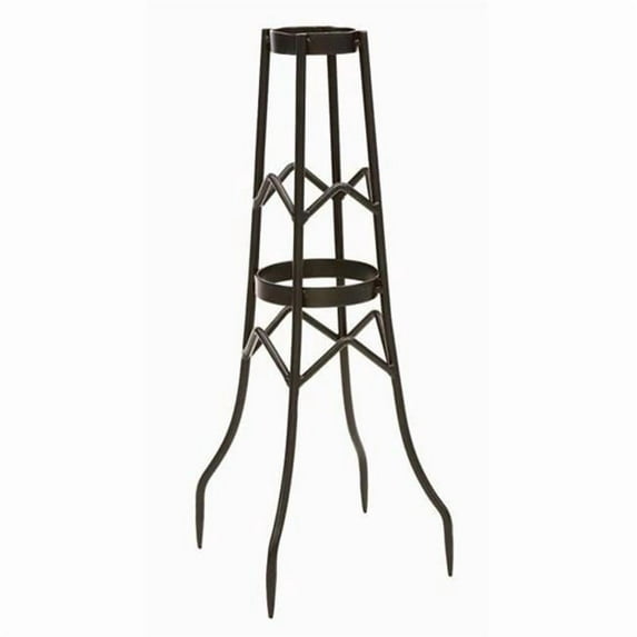 Toad Stool Stand Garden Globe - Graphite Powdercoat