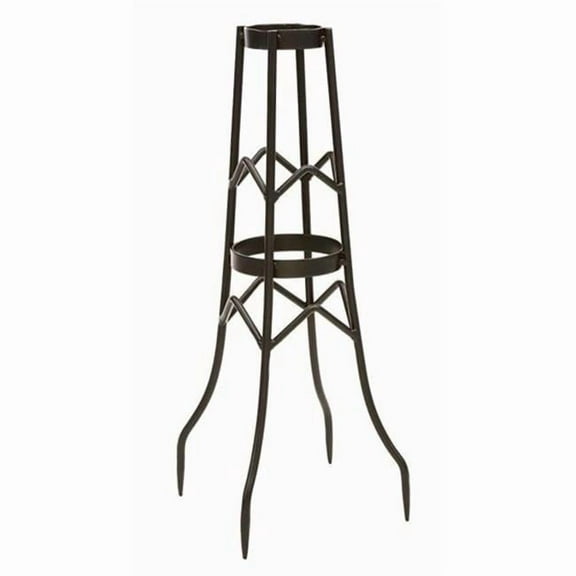 Toad Stool Stand Garden Globe - Graphite Powdercoat