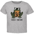 thumbnail image 1 of Toad Totally Awesome Funny Pun Toddler T Shirt Heather 2T, 1 of 1