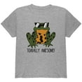 thumbnail image 1 of Toad Totally Awesome Funny Pun Youth T Shirt Heather YMD, 1 of 1
