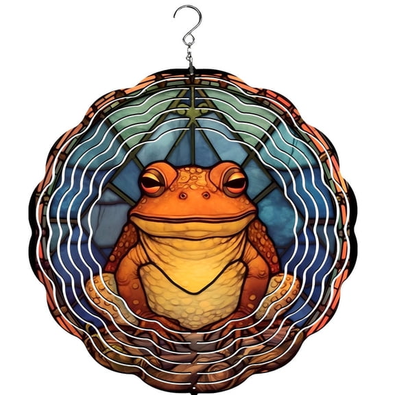 Toad Wind Spinner, Garden Dcor, Yard Dcor, Porch Decor