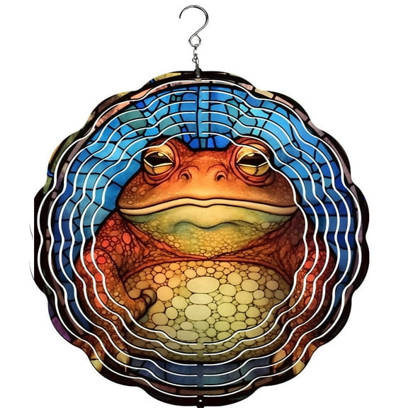 Toad Wind Spinner, Garden Dcor, Yard Dcor, Porch Decor