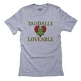 thumbnail image 1 of Toadally Loveable - Cute Toad with Red Heart Totally Men's Grey T-Shirt, 1 of 2