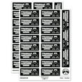 thumbnail image 1 of Toadally Totally Awesome Work Teacher Student School Sticker Set - Black - Gloss Finish - 2.00" Large, 1 of 7