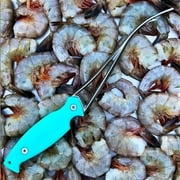 Toadfish الفولاذ المقاوم للصدأ الروبيان الأنظف مقبض مريح أداة المأكولات البحرية