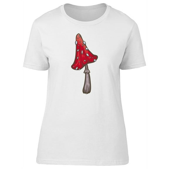 Toadstool Cartoon T-Shirt Women -Image by Shutterstock, Female Medium