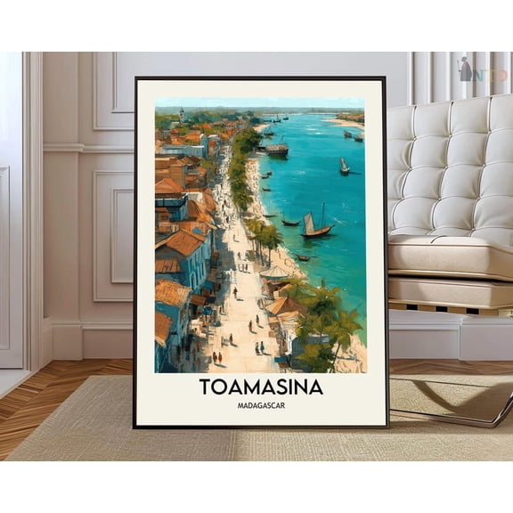 Toamasina Coastal Madagascar Poster Unframed Paper Print