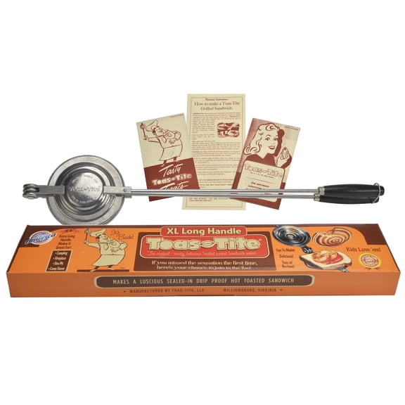 Toas-Tite XL, Extra Long Handled Pocket Sandwich Grill and Camper Pie Iron
