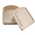 thumbnail image 1 of Toast Bread Container Sandwich Container,BPA Free Food Container,Sandwich Storage Keeper,Sandwich Containers for Lunch Box,Plastic Sandwich Box with Lid (Beige), 1 of 8