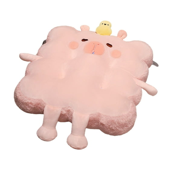 Toast Bread Pillow Cushion with Aggrieved Expression, Kawaii Plush Toy Funny Food Plush Cushion for Office Dorm Bedroom Seat,Plush Cushion Gift for Birthday, Valentine, Christmas 1PCS