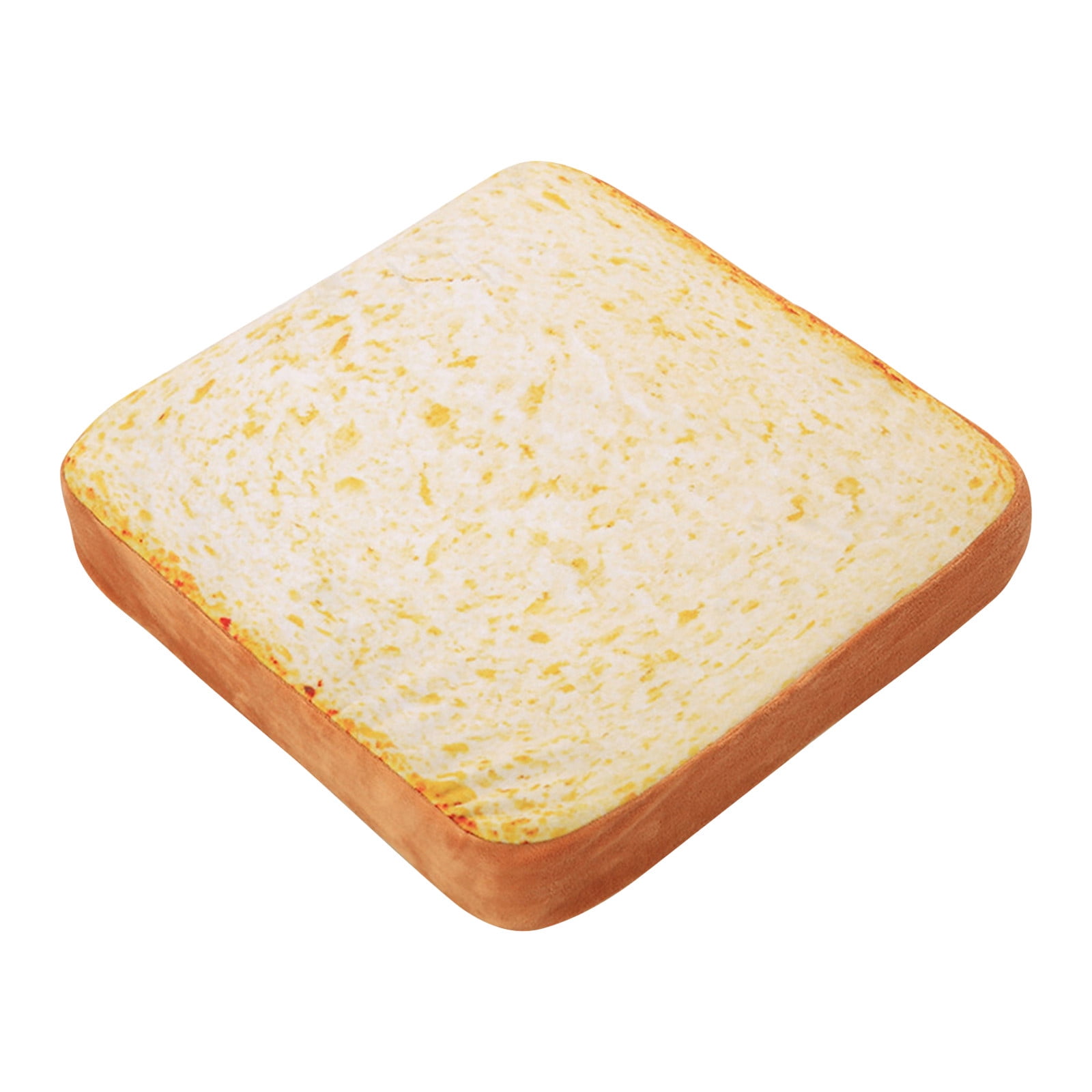 Toast Bread Plush Pillow, Bread Stuffed Pillow,Food Plush Pillow with Hand Pocket Great Gift Choice for Kids Adults Small Cute Stuffed Plush Toast Sofa Pillow 158G