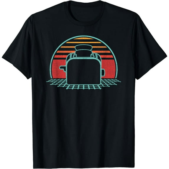 Toast Bread Retro Toaster Vintage 80s Style Gift T-Shirt