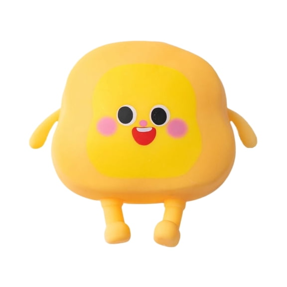 Toast Bread Squishy Stress Toy – Cute Cartoon Slow Rising Squeeze Bread Buddy, Creative Fidget for Kids & Adults, Fun Small Gift for Family & Office