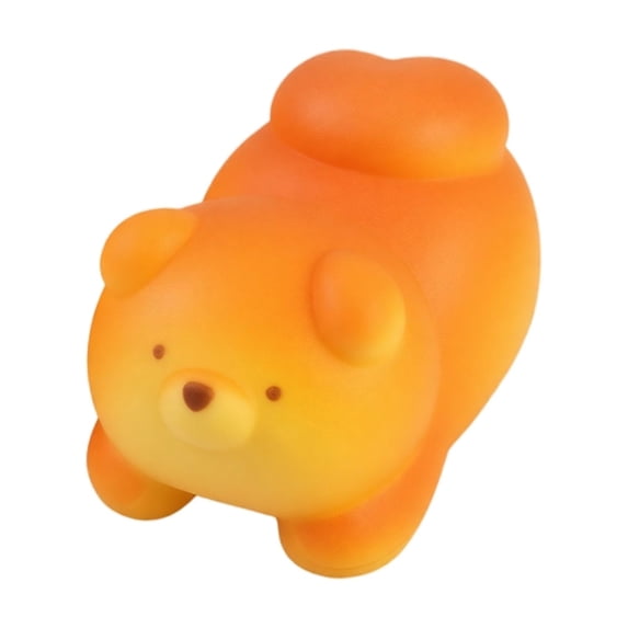 Toast Bread Squishy Toy, Golden Cute Animal Shaped Bread Stress Ball, Slow Rising Squeeze Fidget Toy, Anxiety Relief Stress Relief Sensory Toy for Adults, Bakery Desk Decor Christmas Gift