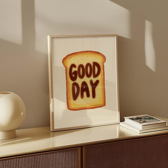 Toast Good Day Kitchen Breakfast Nook Cozy Home Wall Decor