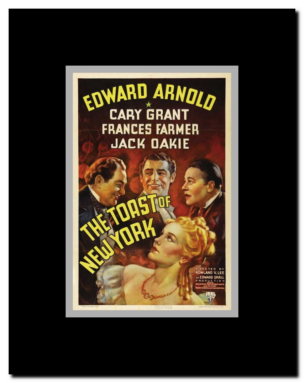Toast of New York Framed Movie Poster