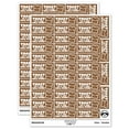 thumbnail image 1 of Toast to a Job Well Done Teacher Student School Sticker Set - Brown - Matte Finish - 1.5" Small, 1 of 7
