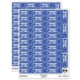 thumbnail image 1 of Toast to a Job Well Done Teacher Student School Sticker Set - Dark Blue - Matte Finish - 1.5" Small, 1 of 7