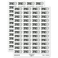 thumbnail image 1 of Toast to a Job Well Done Teacher Student School Sticker Set - White - Matte Finish - 1.25" Mini, 1 of 7