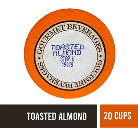 Toasted Almond Coffee, 20 Single Serve Cups