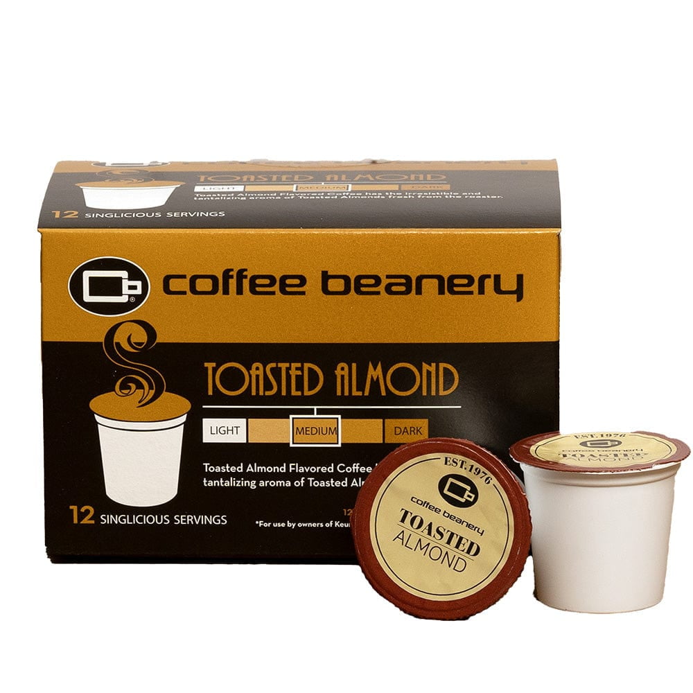 Toasted Almond Flavored Coffee Regular or Decaf Regular, Size 12ct