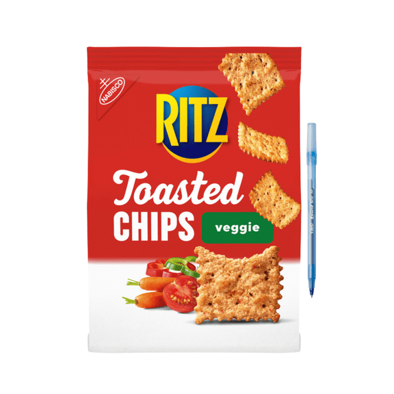 Toasted Chips Veggie Crackers, Party Snacks 8.1 oz