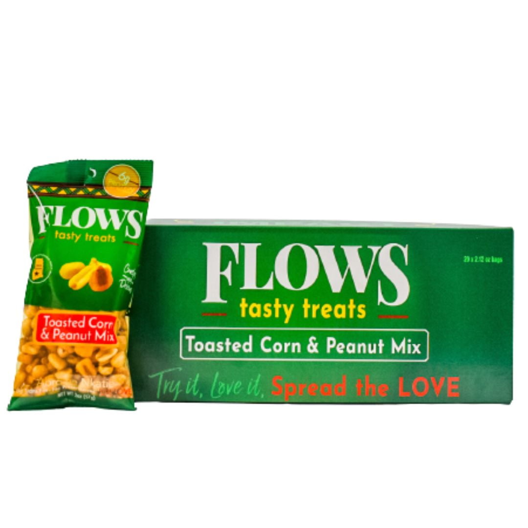 Toasted Corn and Peanuts Impact Box (20pcs of 2oz pouch, Snack Box