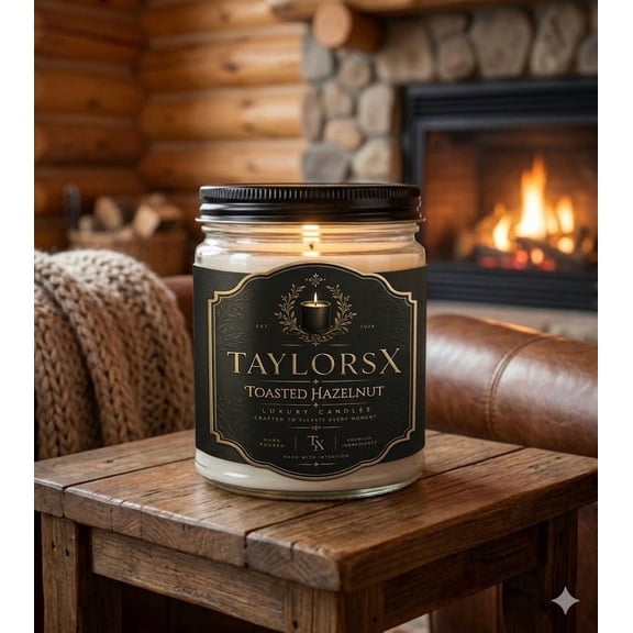 Toasted Hazelnut Scented Candles (14Ounces)